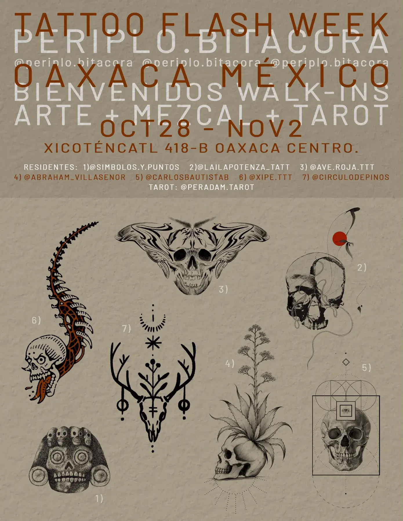 Tattoo Flash Week Peripló.Bitácora
