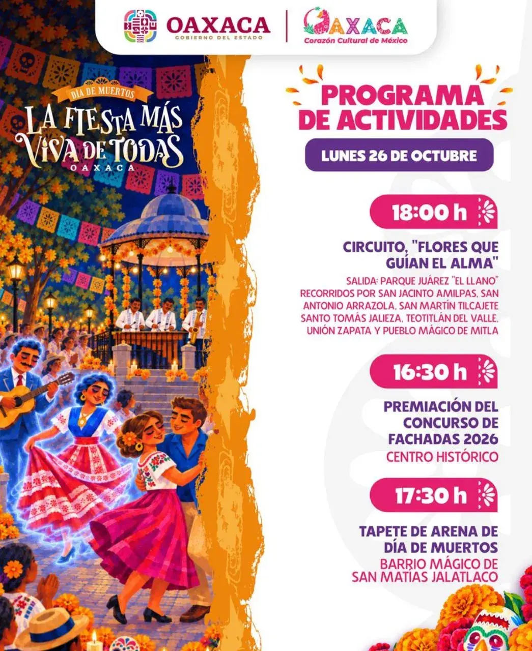 Flyer del evento: Circuito 'Flores que Guían el Alma'