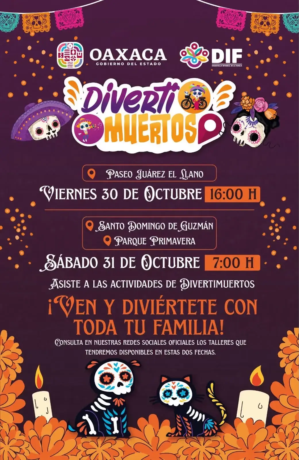 Flyer del evento: Diverti Muertos