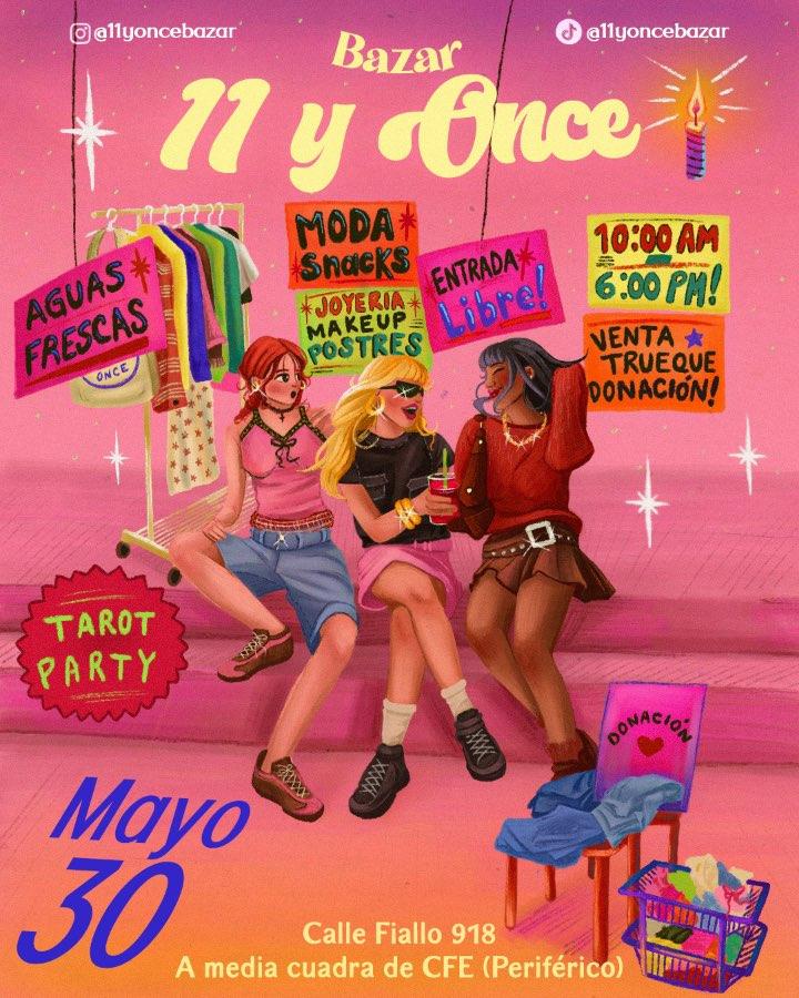Flyer del evento: 11 y Once Bazar
