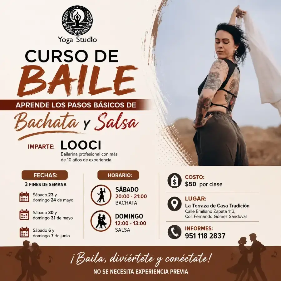 Flyer del evento: CURSO DE BAILE