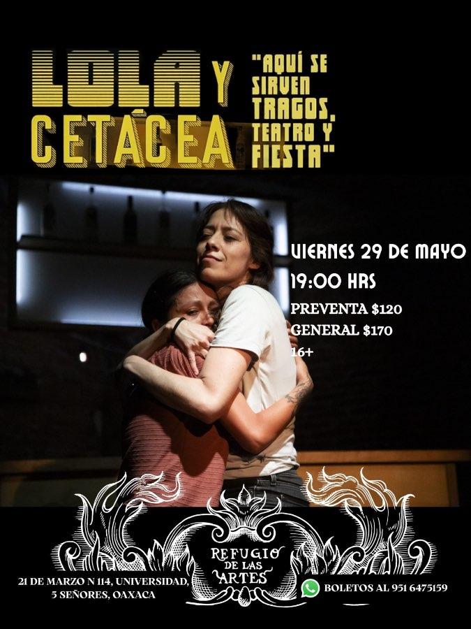 Flyer del evento: Lola y Cetácea