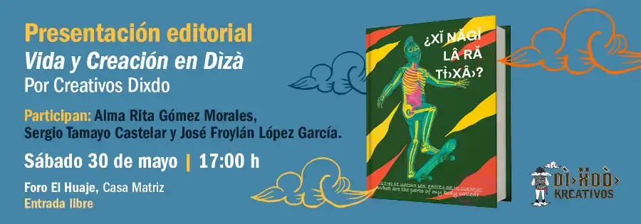 Flyer del evento: Presentación editorial Vida y Creación en Dizà
