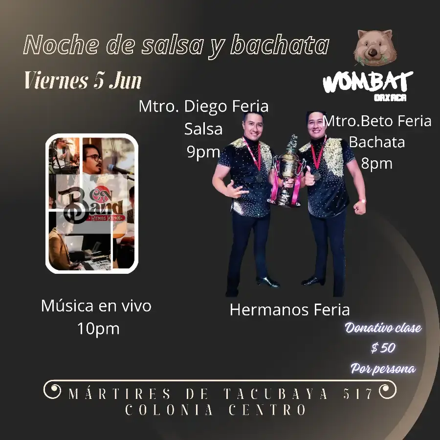 Flyer del evento: Salsa and Bachata Night