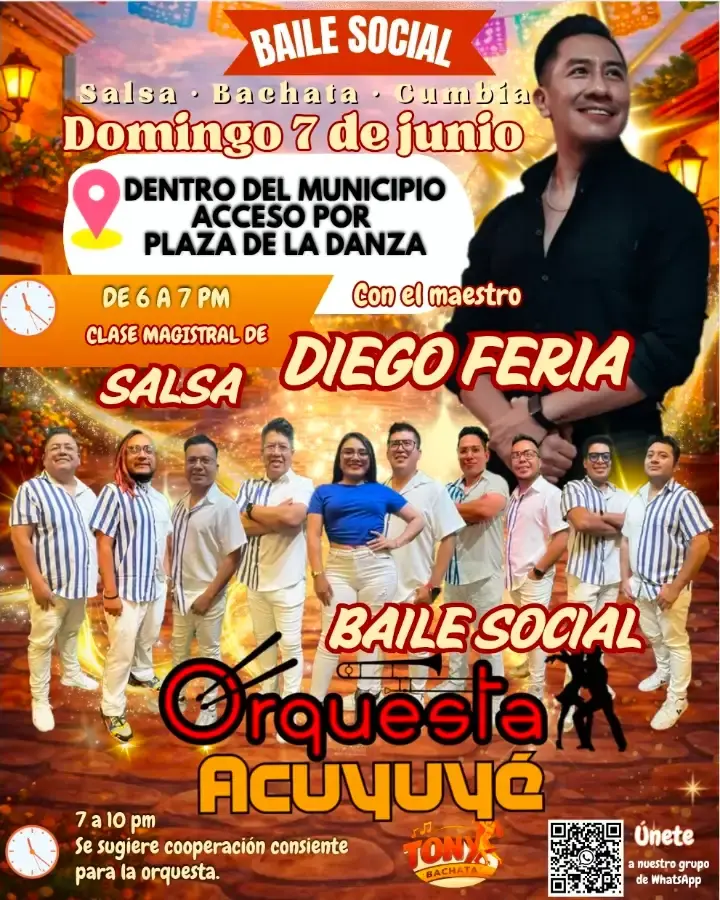 Flyer del evento: Social Dance Salsa Bachata Cumbia