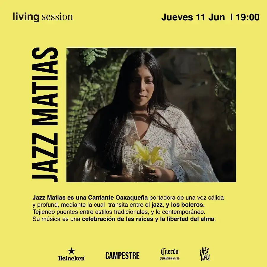 Flyer del evento: Campestre living session: Jazz Matias