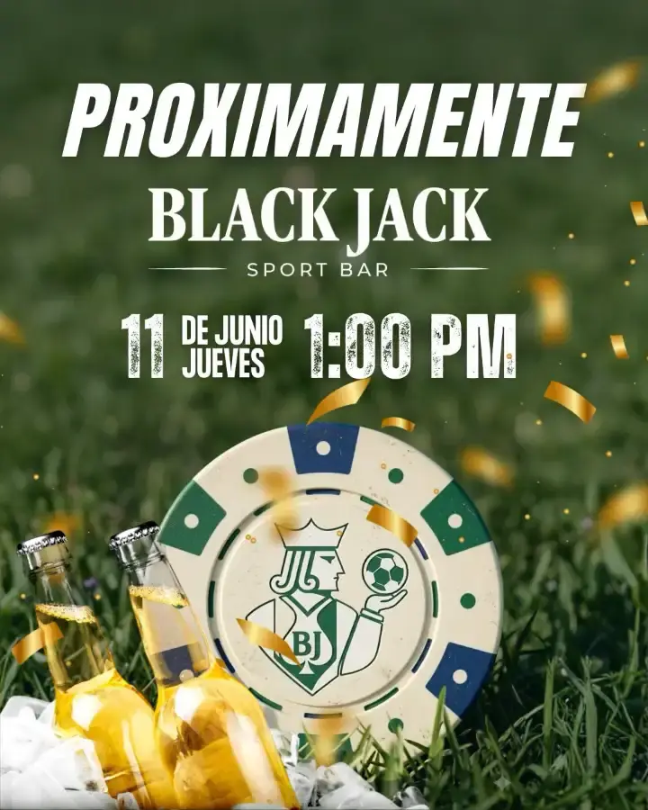 Flyer del evento: BLACK JACK SPORT BAR