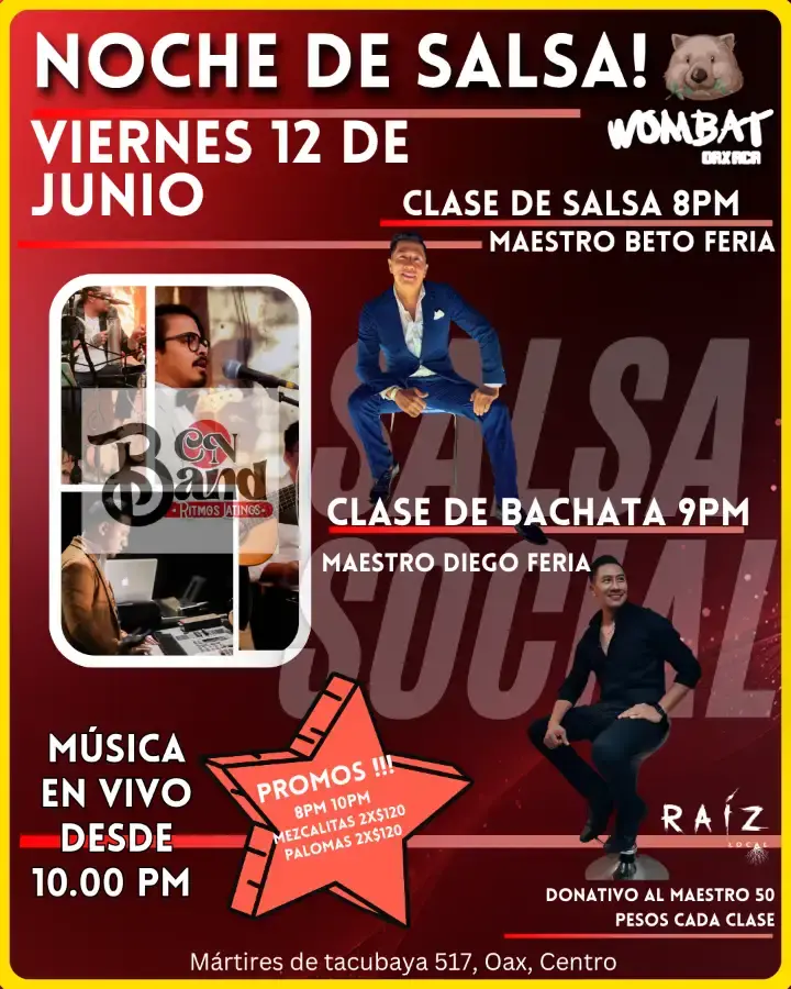Flyer del evento: SALSA NIGHT!