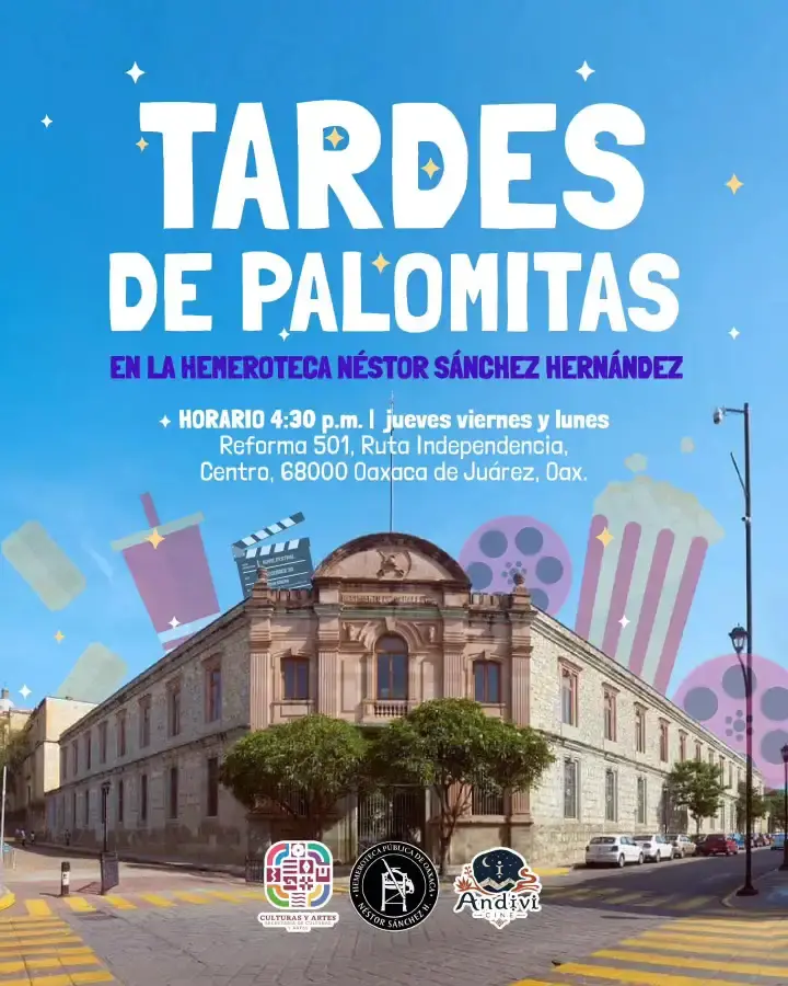 Flyer del evento: TARDES DE PALOMITAS