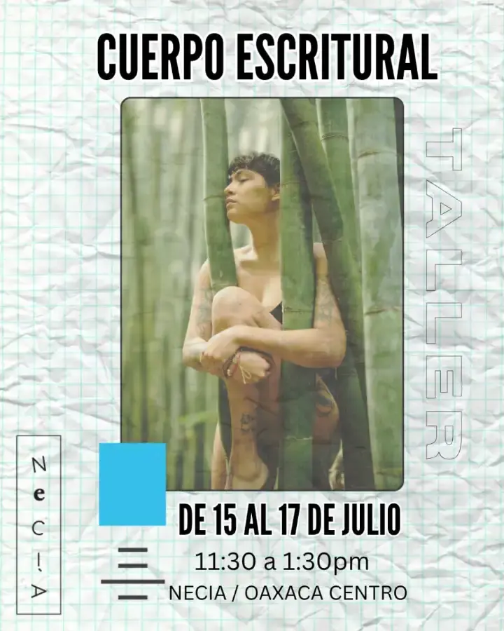 Flyer del evento: WRITING BODY WORKSHOP