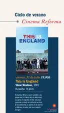 Ciclo de verano Cinema Reforma: This is England
