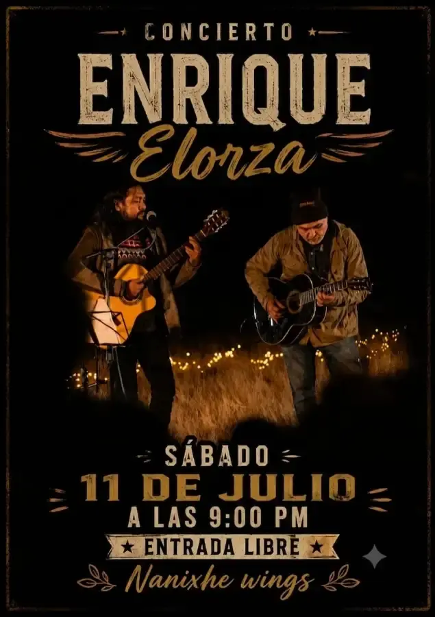 Flyer del evento: CONCIERTO ENRIQUE ELORZA