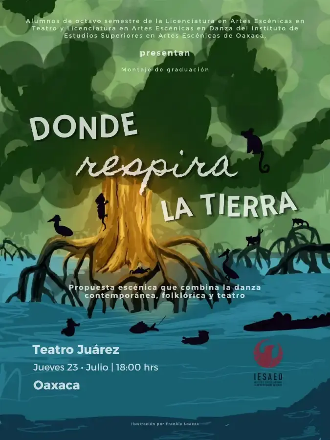 Flyer del evento: DONDE RESPIRA LA TIERRA