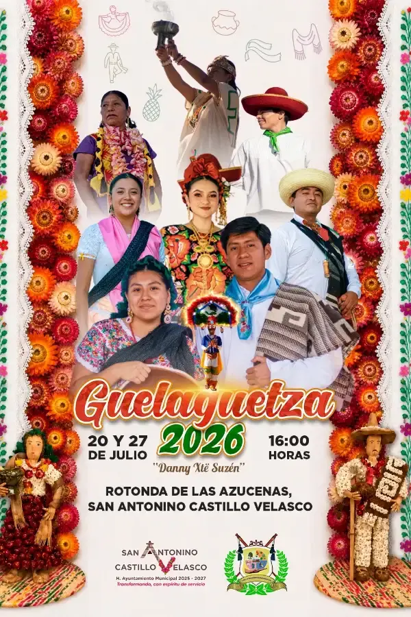 Flyer del evento: Guelaguetza Danny Xtë Suzén
