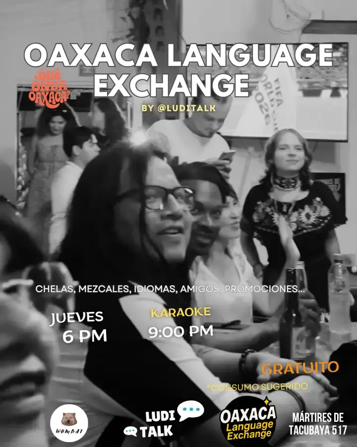 Flyer del evento: OAXACA LANGUAGE EXCHANGE