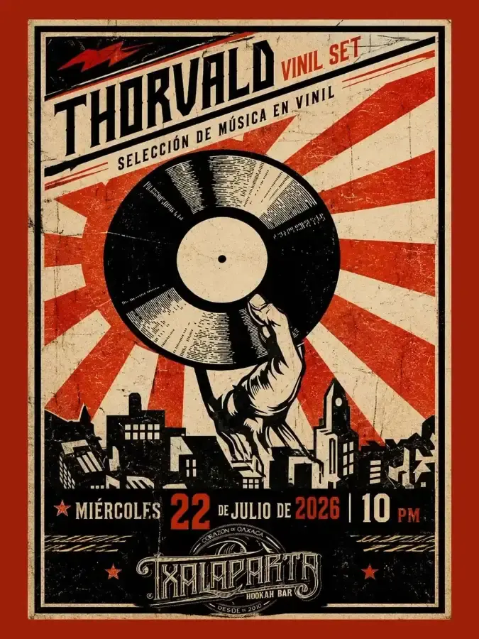 Flyer del evento: THORVALD VINIL SET