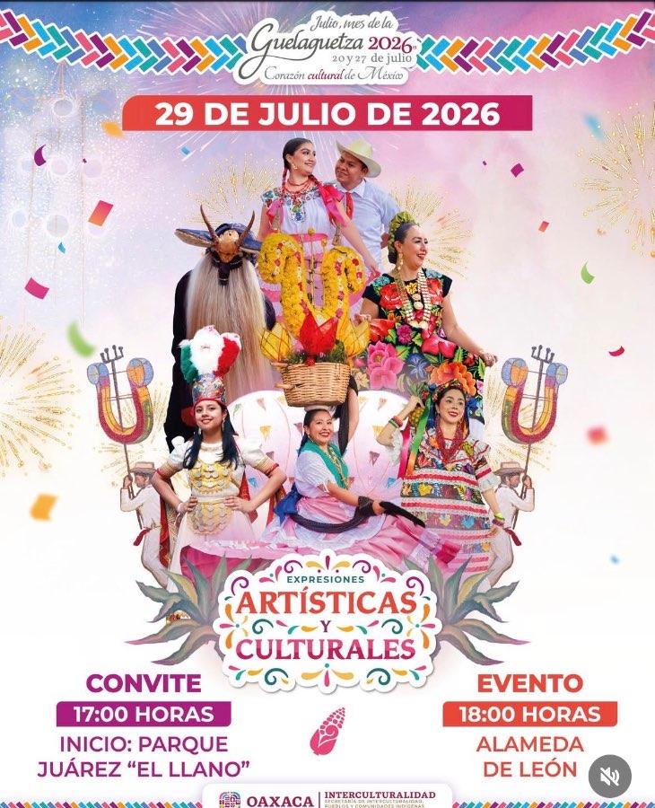 Flyer del evento: Expresiones Artísticas y Culturales