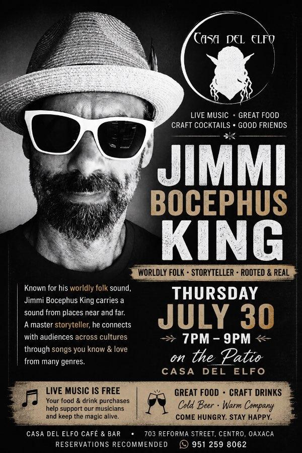 Flyer del evento: JIMMI BOCEPHUS KING