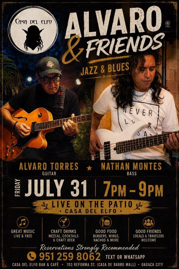 Flyer del evento: ALVARO & FRIENDS JAZZ & BLUES