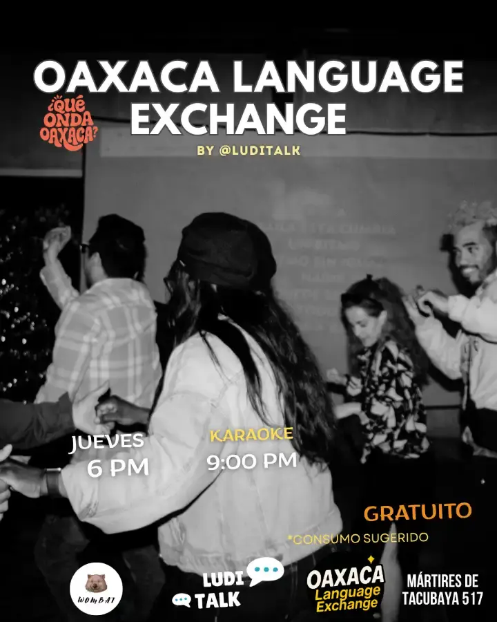 Flyer del evento: OAXACA LANGUAGE EXCHANGE
