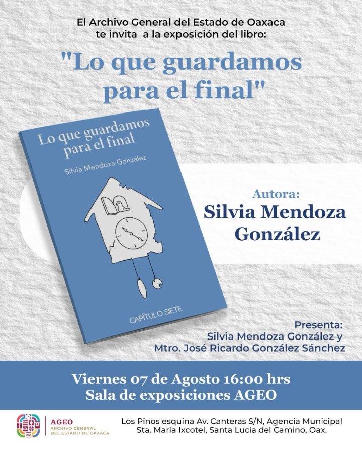 Flyer del evento: Presentación del libro: Lo que guardamos para el final