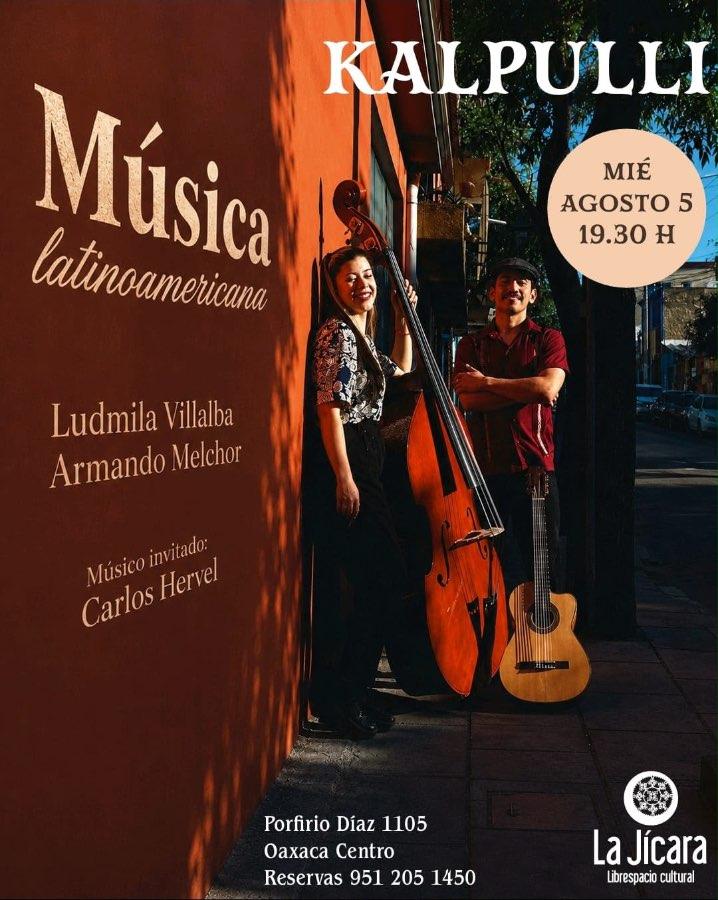 Flyer del evento: KALPULLI Música latinoamericana