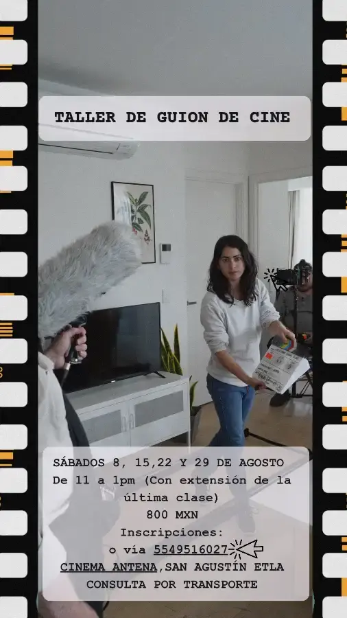 Flyer del evento: TALLER DE GUION DE CINE