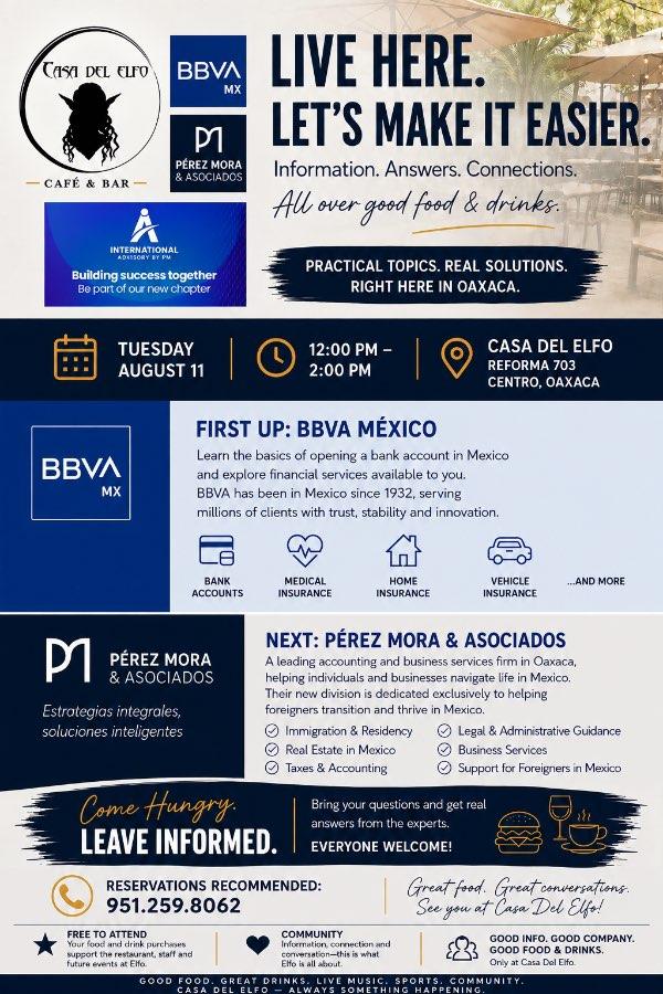 Flyer del evento: LIVE HERE. LET'S MAKE IT EASIER.