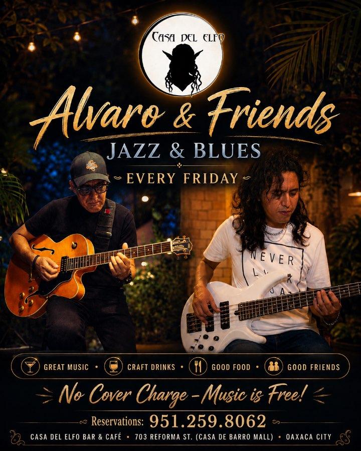 Flyer del evento: Alvaro & Friends Jazz & Blues