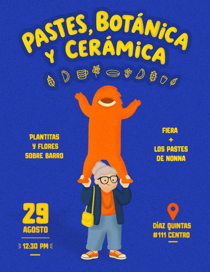 Flyer del evento: Pastes, Botánica y Cerámica