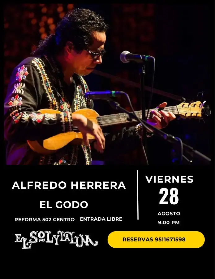 Flyer del evento: Alfredo Herrera El Godo