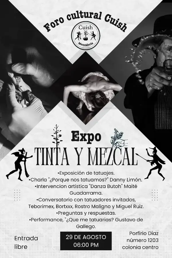 Flyer del evento: Expo Tinta y Mezcal