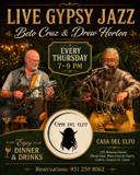 LIVE GYPSY JAZZ Beto Cruz & Drew Horton