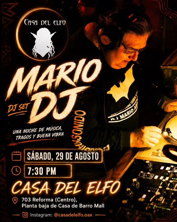 Flyer del evento: DJ Set Mario DJ