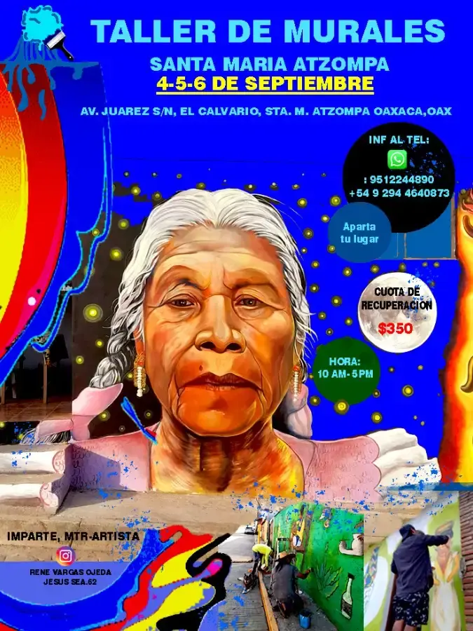 Flyer del evento: Taller de Murales