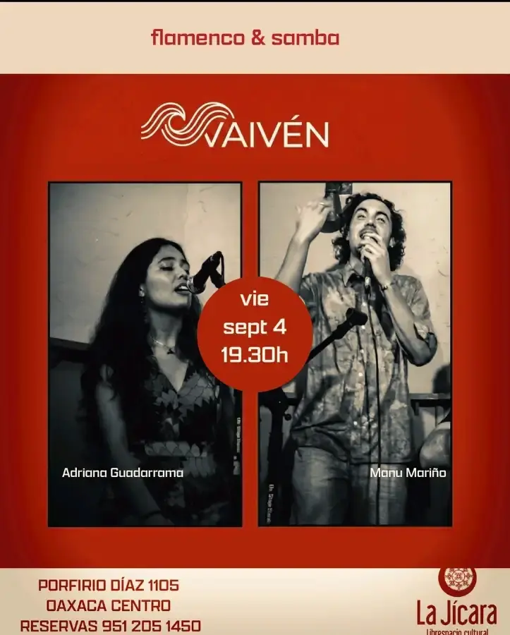 Flyer del evento: Vaivén: Flamenco & Samba