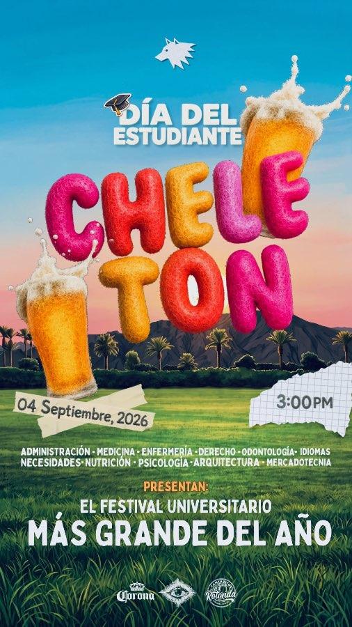 Flyer del evento: Día del Estudiante Cheleton
