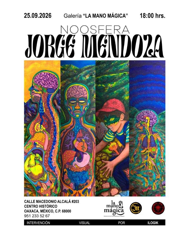 Flyer del evento: NOOSFERA JORGE MENDOZA