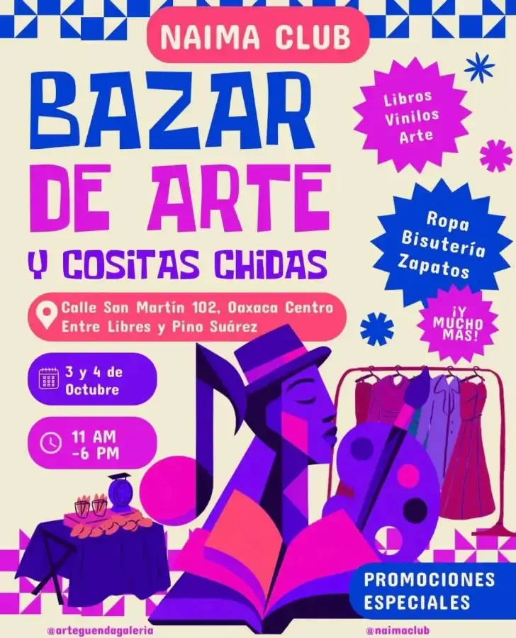 Flyer del evento: Market of Art and Cool Things