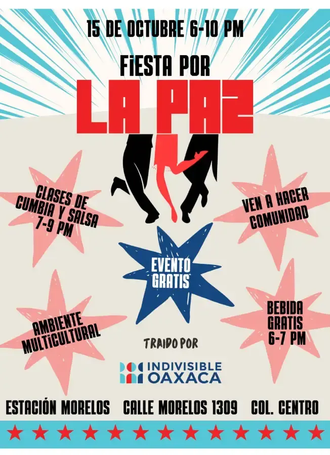 Flyer del evento: Party for Peace