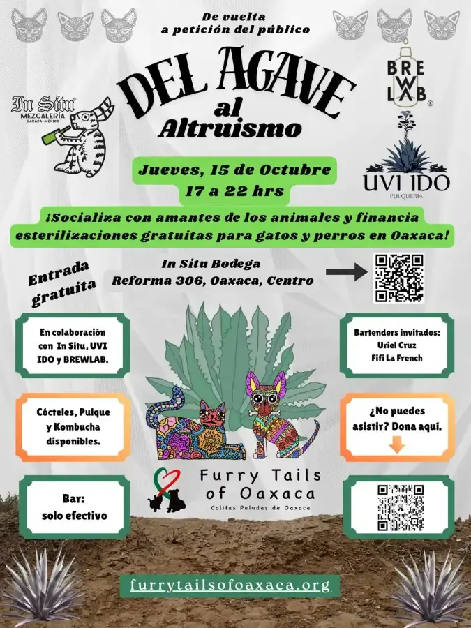 Flyer del evento: From Agave to Altruism
