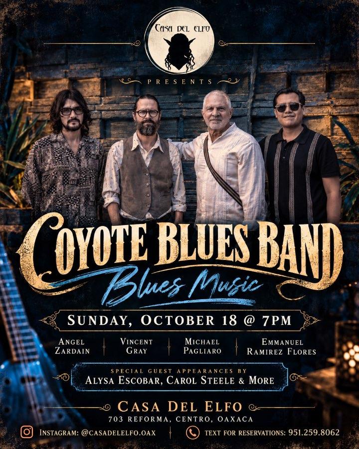 Flyer del evento: COYOTE BLUES BAND Blues Music