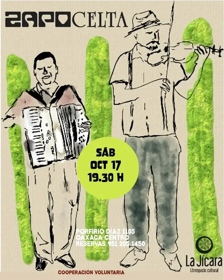 Flyer del evento: Duo Zapoccekta en La Jícara 