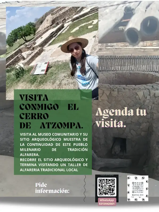 Flyer del evento: VISITA CONMIGO EL CERRO DE ATZOMPA