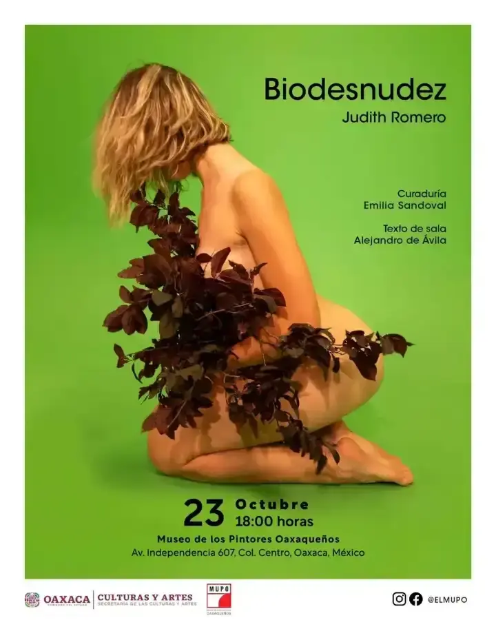Flyer del evento: “Biodesnudez” by Judith Romero