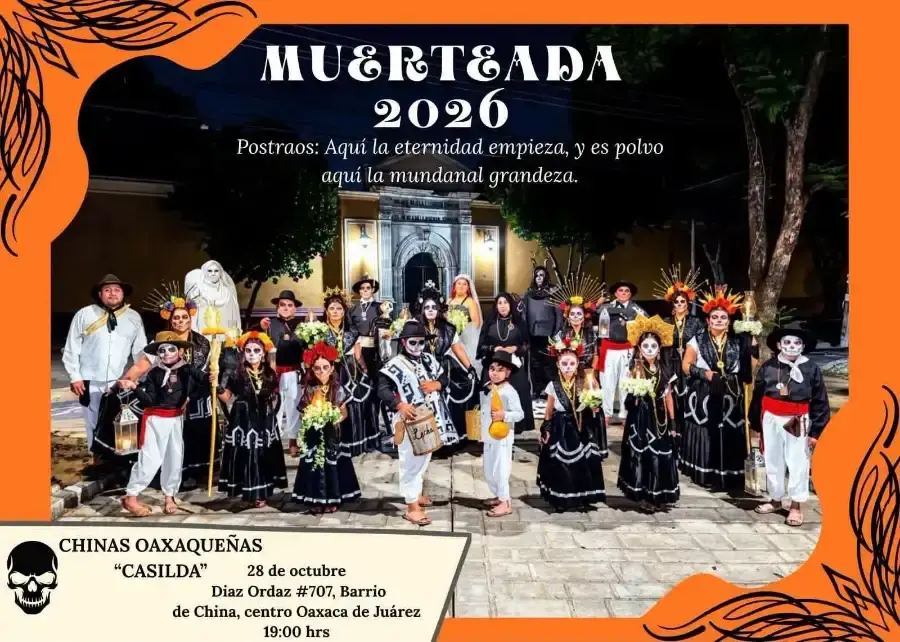 Flyer del evento: Chinas Oaxaqueñas “Casilda” Day of the Dead parade