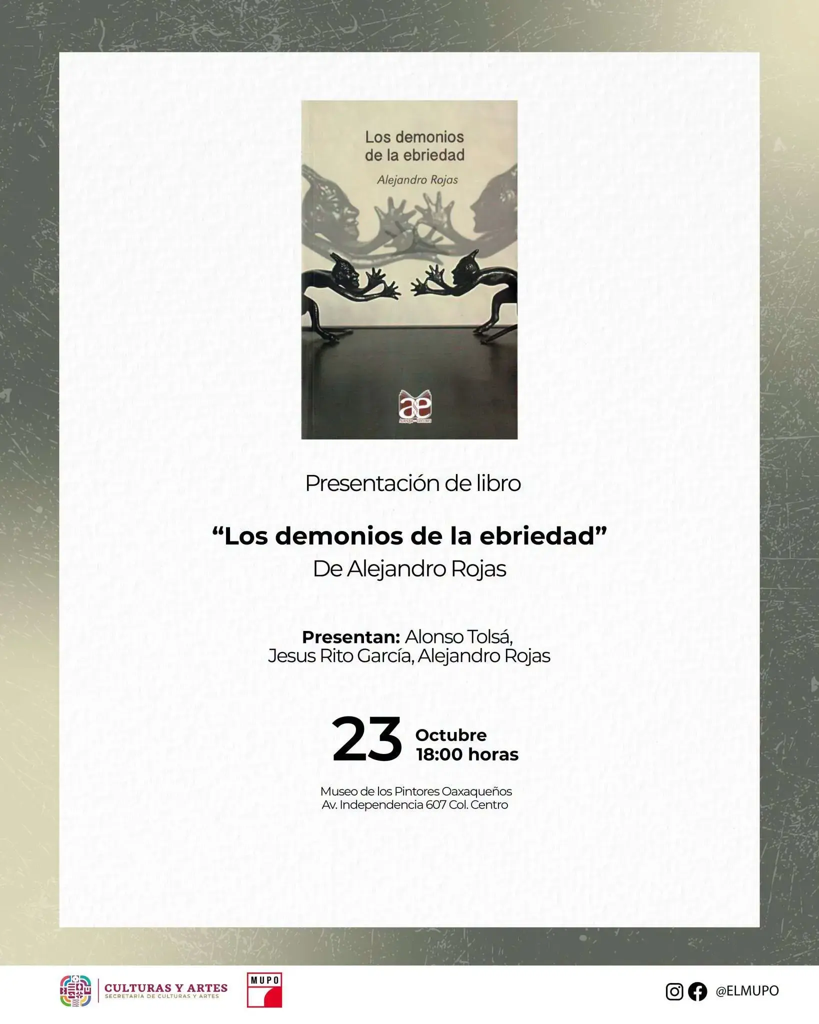 “Los demonios de la ebriedad” by Alejandro Rojas