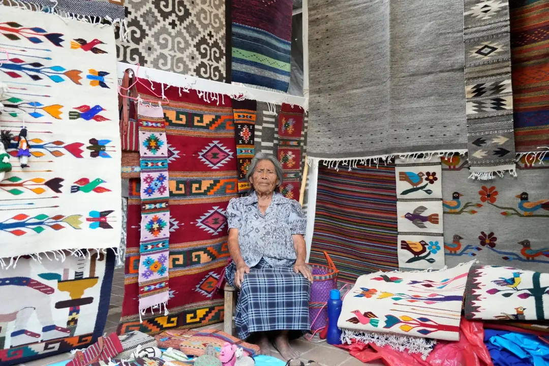 Taller de tapetes de lana en Teotitlán del Valle. Foto: Qué Onda Oaxaca Taller de tapetes de lana en Teotitlán del Valle. Foto: Qué Onda Oaxaca