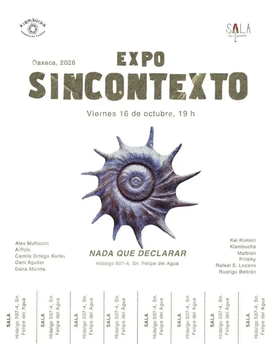 Flyer del evento: “Sincontexto”