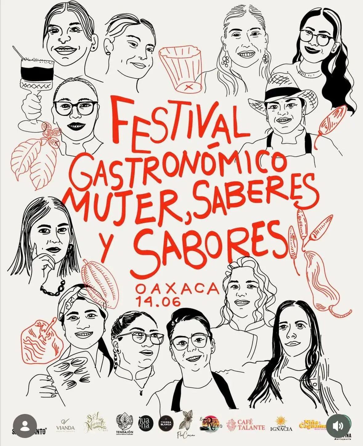Flyer del evento: Women, Knowledge, and Flavors Gastronomic Festival